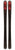 Black and red Völkl men's skis with a sleek design, ideal for advanced skiing performance on various terrains.