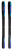 Black and blue snowboard with a sleek design, perfect for all mountain performance. Lightweight and durable construction.